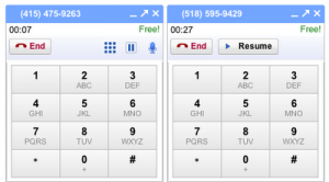 multiple calls in gmail